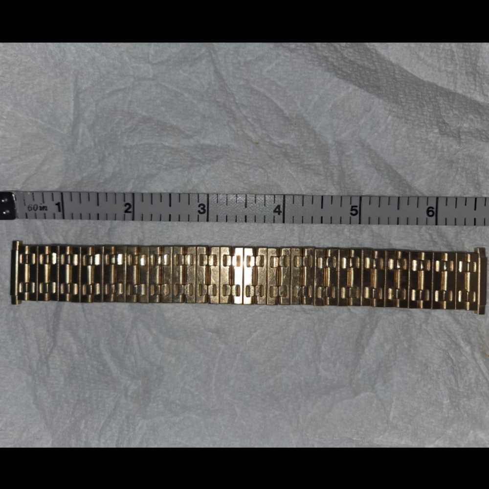Gold Metal Watch Band